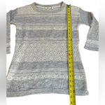 FatFace  Knit Sweater Grey White Embroidered Cotton Womens Size 6 Photo 9