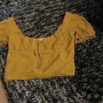 Urban Outfitters  small plaid crop top Photo 1