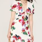 Ashley Park x RTR Floral Ruffle Hem Dress White Size 16 Photo 1