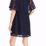 Nanette Lepore Blue Lace Cold Shoulder Mini Dress Photo 12