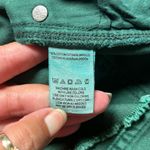 Free People Free People We the Free Zip It Up Mini Jean Skirt Green Cotton size 31 *251 Photo 9