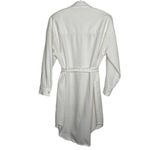 Rails Ames Belted White Long Sleeve Dress Belted with Pocket Size Small Photo 2
