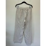 J.Crew  pants womens 4 linen blend wide leg pin stripe elastic waist coastal Photo 3