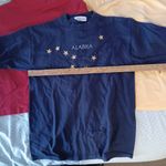 Lot of 3 women tees Faded glory long sleve Chic turtleneck Christine Alexander L Blue Size L Photo 1