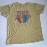 Pink Floyd Dark Side of the Moon Tour T-shirt M/L Yellow Band Tee Short Sleeve Photo 0