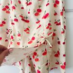 Farm Rio Cherry Print Linen Blend Skort, Size XL Photo 9