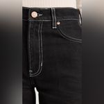 Reformation Cowboy High Rise Straight Jeans Black Photo 2