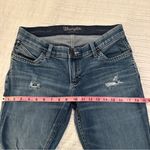 Wrangler  Shiloh 7 x 32 Distressed Flare Jeans denim stretch Photo 8
