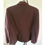 Apostrophe Curvy Plus 16P  Two-Button Blazer Lined Deep Eggplant Plum Photo 5