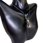 STERLING SILVER 925 ORB SHAPED PHOTO HOLDER CHARM AND CHAIN Photo 2