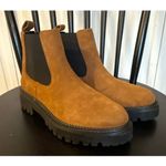Caslon water repellant chestnut suede Chelsea boot 6 Photo 12