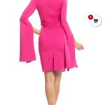 Elegant Pink Cape Sleeve Dress NWT Photo 1