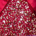 Altar'd State NEW  red sequin maxi formal‎ dress, size S Photo 14