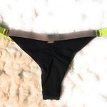 Beach Bunny BEACH‎ BUNNY Endless Summer Bikini Bottom in Black Lime Photo 5