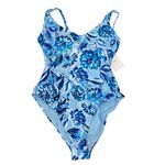 ANDIE The Bala One Piece Swimsuit Blue Floral Size Medium NEW with Tags! Photo 4