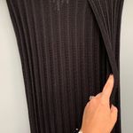 Lewit Metallic Sparkle Pleated Maxi Midi Knit Black Skirt size XS Photo 7