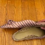 Ann Taylor Hermione Pink Striped Bow Slingback Flats Women’s Size 8.5 Photo 7