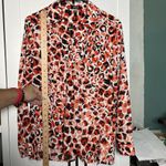 Jones New York  Leopard Print V-Neck Long Sleeve Top Womens Size‎ Small Photo 13