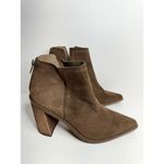 Vince Camuto  Boots Womens Size 9.5 Brown Pull On Squared Block Heel Photo 3