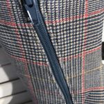 Forever 21  Plaid Over the Knee Boots Gray Red Size 7 Photo 5