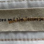 Anthropologie  Pilcro Hyphen white Y2K mid rise straight leg jeans, size 32 plus Photo 1