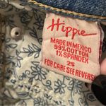 Hippie Denim Vintage Women’s Size 25 Blue Destroyed Rhinestone Embellished Jeans Photo 5