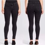 Mossimo Supply Co Mossimo Women’s Black Mid Rise Curvy Skinny Stretch Jeans 6/28/R New! Photo 1