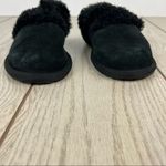 Koolaburra by Ugg Milo Scuff Furry Slide on Slipper Shoe US5 Black Suede $60 Photo 2