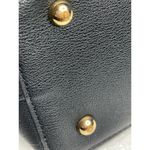 Dune London Faux Pebbled Leather black Medium Tote Bag gold hardware Photo 7