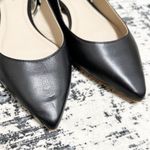 Anthropologie GUILHERMINA  Pointed-Toe Strap Flats Black 8 Photo 3