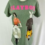 Playboy New  June 1959 Cover Tee Short Sleeve Crewneck T-Shirt Green Size Small Photo 6