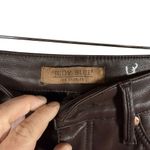 Judy Blue NWOT Women’s Faux Leather High Rise Straight Jeans Espresso Size 30 Photo 10