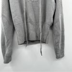 LIONESS Urban Outfitters  Gray Chunky Lace Up Knit Long Sleeve Sweater‎ Sz S Photo 4