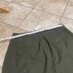 Madewell  Heather Expedition Olive Green Wool Blend A-Line Skirt Sz  12 nwt cargo Photo 7