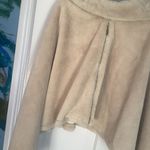 Elegant Beige Faux Fur Shawl Tan Photo 4