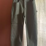 DAZE Sundaze Carpenter Jean Utility Cargo Workwear Olive Green Raw Hem NEW Sz 28 Photo 2
