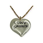 new Tarina x KidRobot ❤︎︎ Ltd Ed Frank Kozik Smorkin’ Heart Necklace ❤︎︎ White Photo 7