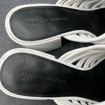 Rebecca Minkoff Calanthe White Sandal 11 Strappy Slip On 3.5" Heel Photo 8