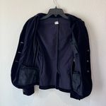 J.Crew  Dark Blue Velvet Holiday Blazer Size Small   Photo 8