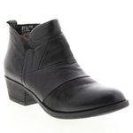 Miz Mooz Leather Cut-Out Ankle Boots Burlington Black - Medium Photo 0