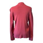 Jeanne pierre Vintage  Pink Knit Cotton Mock Turtleneck Sweater M Medium Photo 3