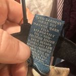 EXPRESS Vintage 90s Purple Velvet Romper Mini Dress Medium Zipper 100% Cotton Photo 13