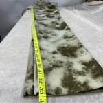 ZARA  Tie Dye High Waisted Kick Flare Split Leggings Green Size m Photo 6