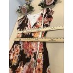 Sangria Women Size 12 Fluter Sleeve High And Low Wrap Dress Cottage Core Peasant Photo 9