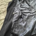 Levi's Navy Blue Wool Blend Double Breasted Pea Coat, size M Photo 14