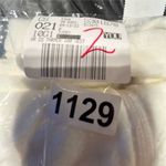 Lands' End  Women's Ivory Fleece Zip-Up Vest Size S Casual Fall Side Pockets Photo 8