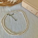 Pink Seed Bead Necklace Vintage “Svetlana” 31” Classic Simple Layering Feminine Photo 9