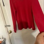 Ariat  Red Studded Long Sleeve Blouse Photo 1