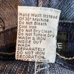 MARIANNE Size 16 Blue Denim Capri Jeans 5 Pockets Embroidered Back Pockets Photo 12