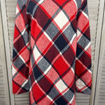 SheIn Red/Blue Flannel Plaid Mock Neck
Long Sleeve Shift Dress-XL Photo 0